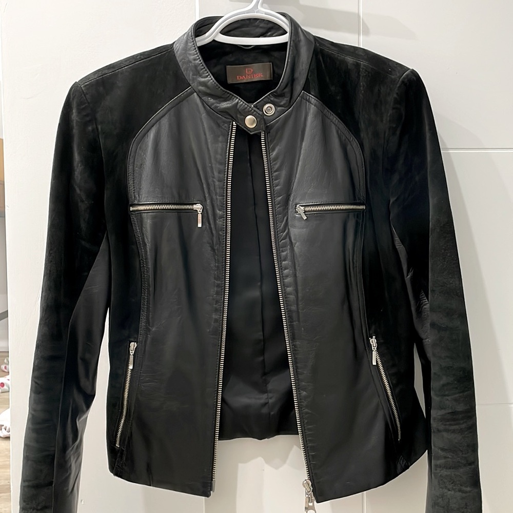 Danier Authentic Leather Suede Jacket